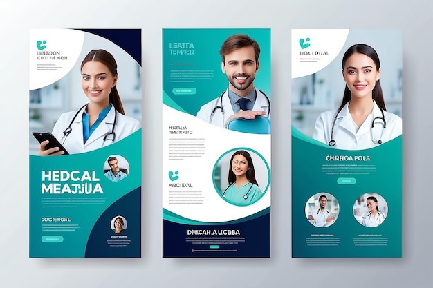 Medical Social Media Post Template Healthcare Social Media Banner Template Medical and healthcare social media post template health doctor social media post banner