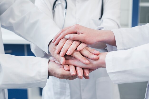 Photo medical team in a doctor's office