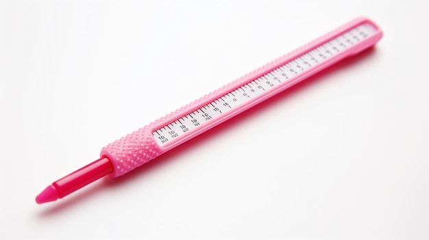 A medical thermometer isolated on a white background