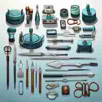 Photo medical tools game assets