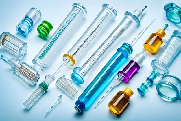 Photo medical vials