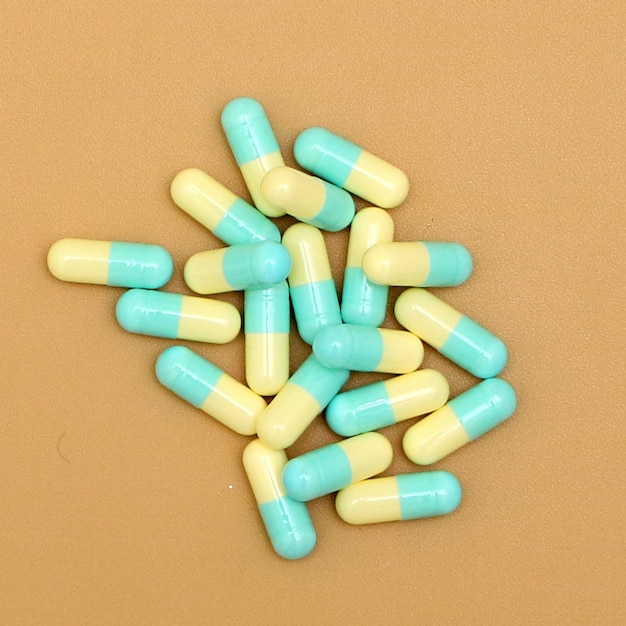 Medication capsules or suplements photo