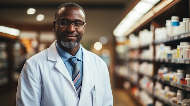 Medication sales by a chemist at a pharmacy