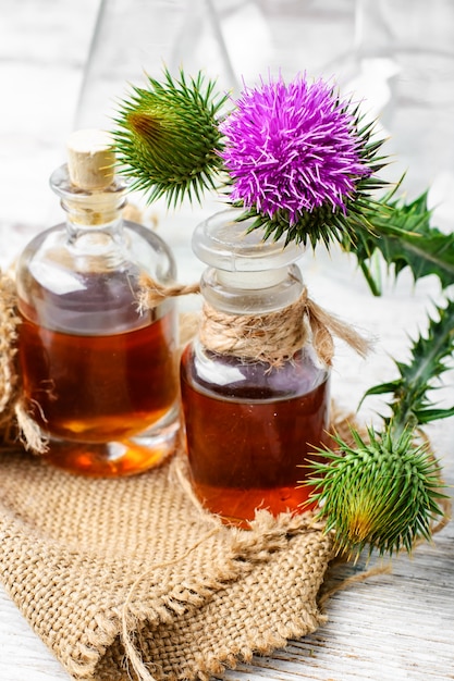 Medicinaal extract van melk thistle