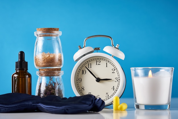 Medicinal herbs and alarm clock