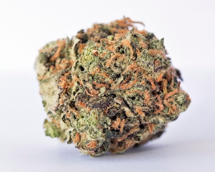 Foto medicinale marihuana bloem cannabis bloemknop onkruid stam