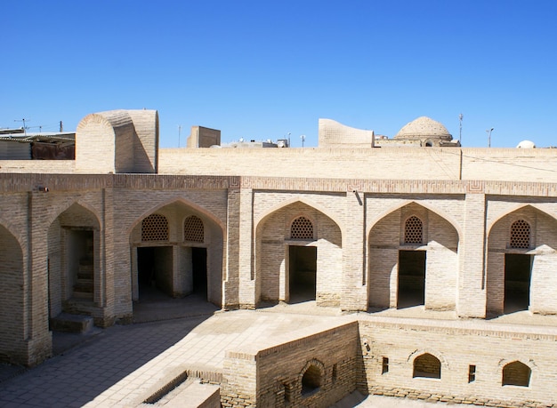 Medieval brick buildings in Uzbekistan