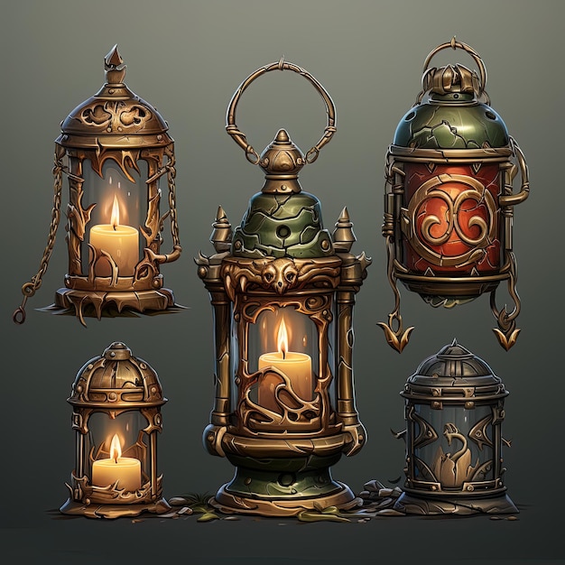 Medieval candle holder