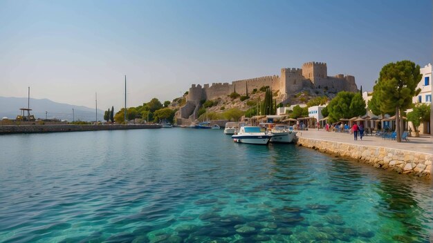 Medieval castle by the coast