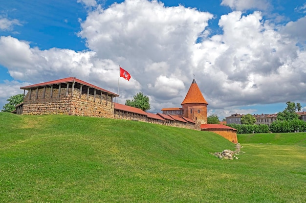 Medieval castle in Kaunas Lithuania