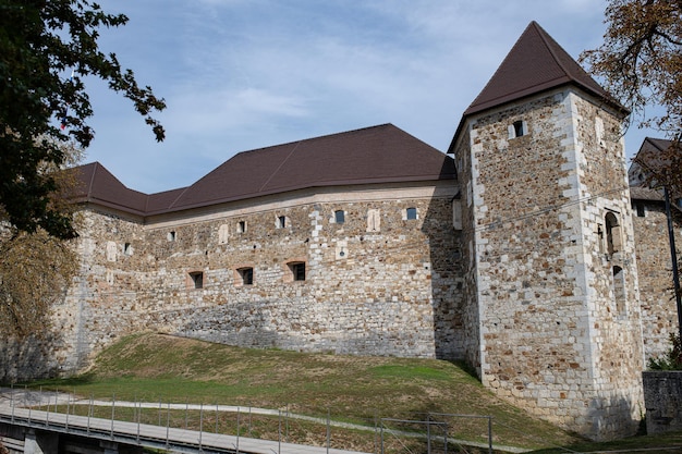 Medieval castle of ljubljana slovenia