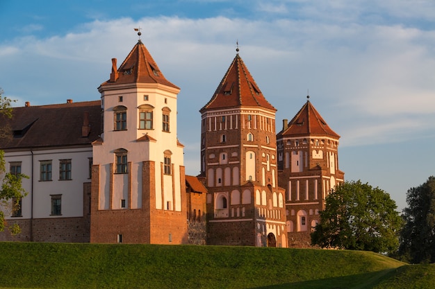 Medieval castle in Mir, Belarus