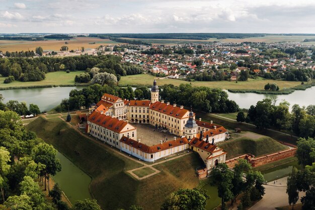 Medieval castle in Nesvizh, Minsk region