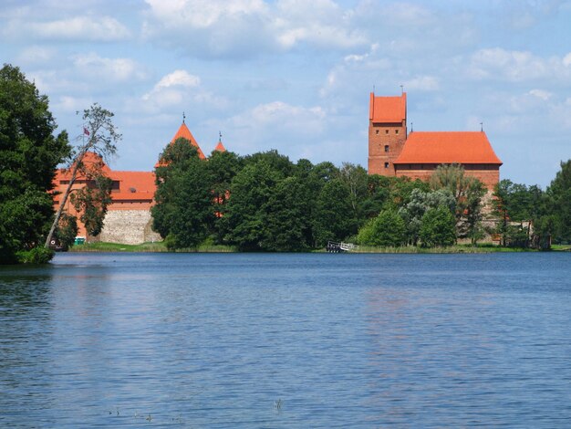 The medieval castle of Trakai Lithuania