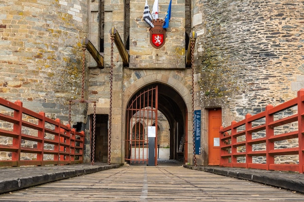 Medieval castle of Vitre IlleetVilaine department Brittany region