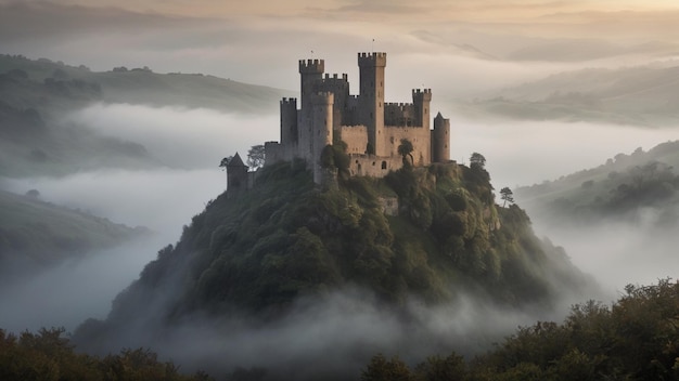 A medieval castle