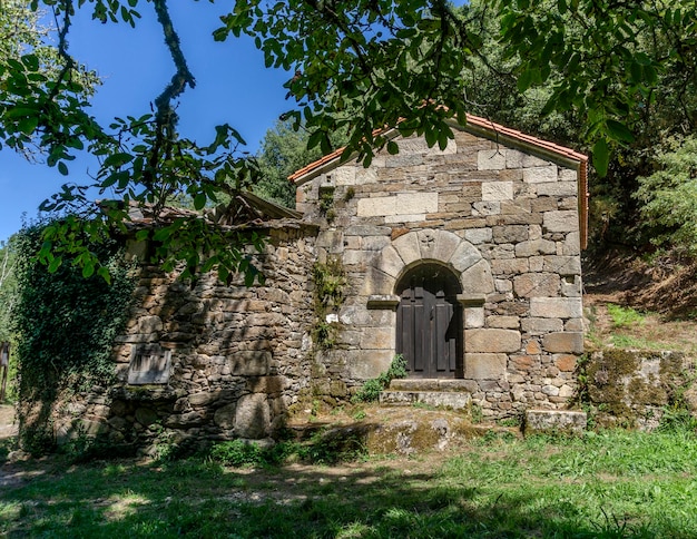 Medieval Chapel of the Incarnation of Ponte Navea Trives Galicia Spain