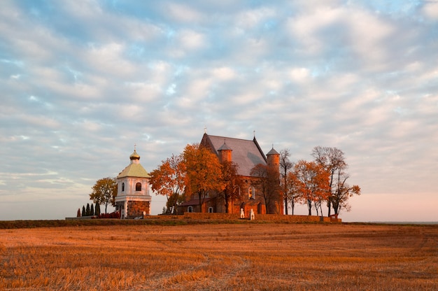 Medieval church in Synkavichy, Belarus