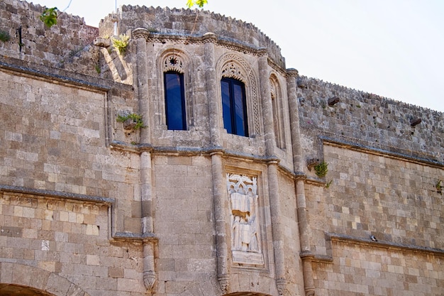 Photo medieval city of rhodes greece