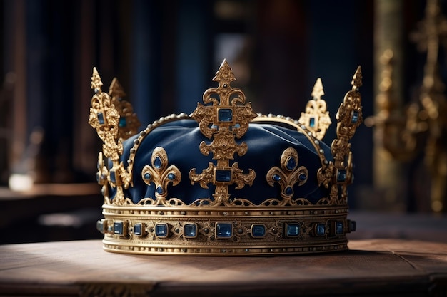 Medieval crown of royalty