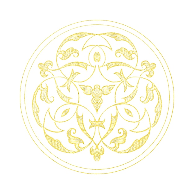 중세 황금 블럼 (PNG)