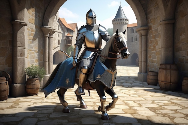 Средневековая историческая версия рыцаря