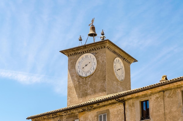 Medieval Maurizio Clocktower in Orvieto Italy