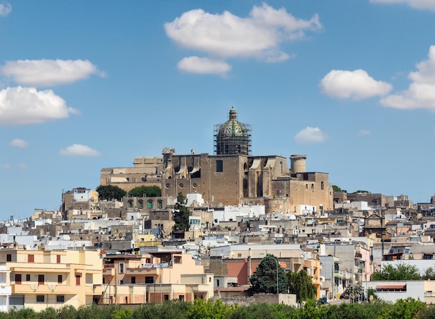 中世のオーリアの町プーリアイタリア