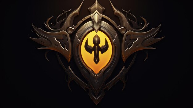 Medieval Overwatch Unleashing the Epic SCORPY Lettermark Logo amidst a Dark Heroic Background