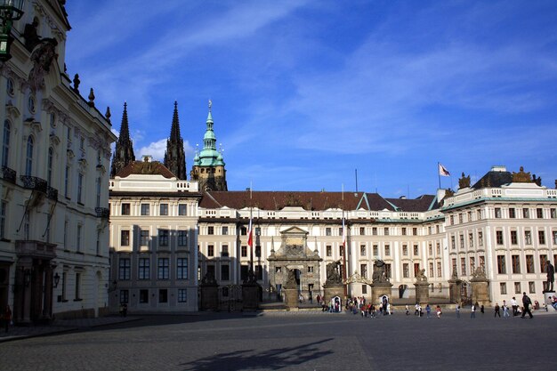 Foto castello medievale di praga