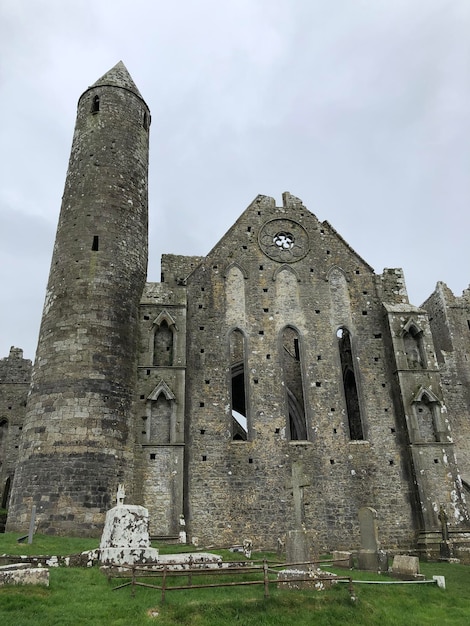 Medieval Rock of Cashel, County Tipperary, Ireland. Most famous irish tourist spots and destinations