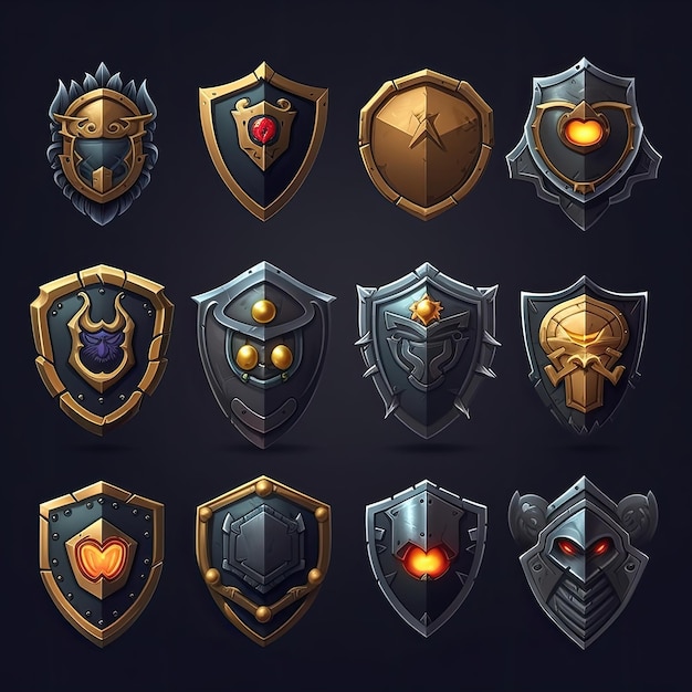 shield designs medieval