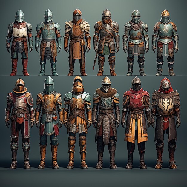 Medieval Soldier Game Assets