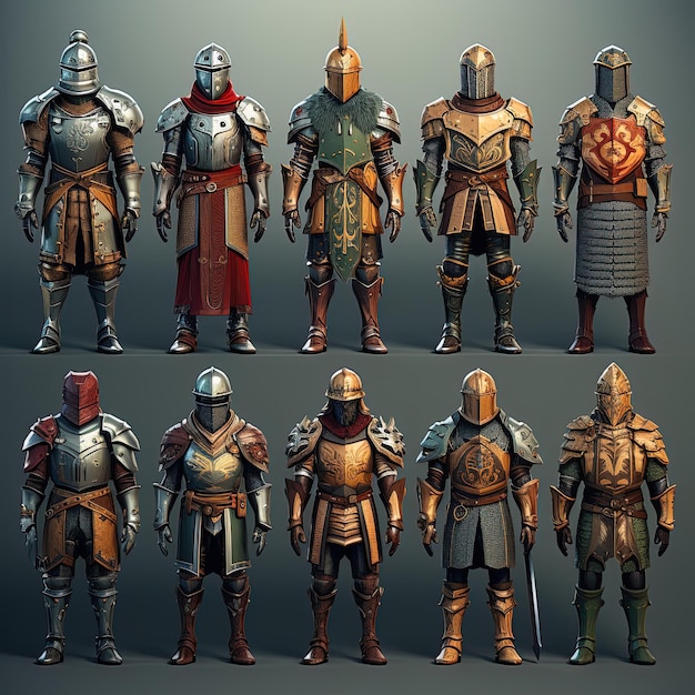 Medieval Soldier Game Assets