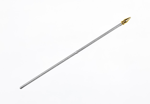 Medieval spear on a white background