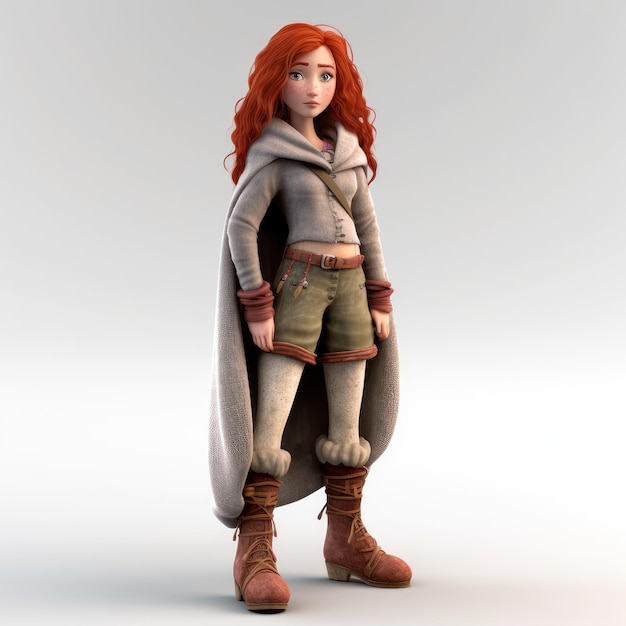 Фото Одежда в средневековом стиле на персонаже pixar