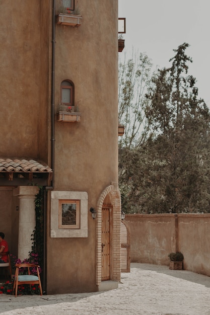 Medieval town,alleys, doors, windows,