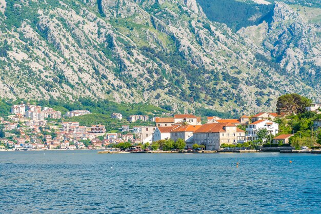 The medieval town of Prcanj in the Boko-kotorska bay.