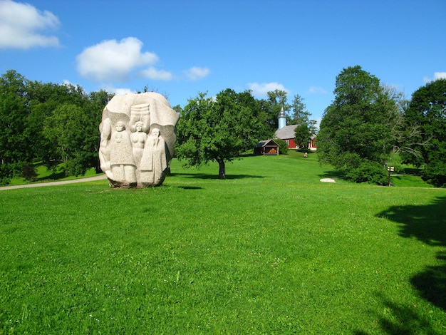 Photo medieval turaida castle in latvia country