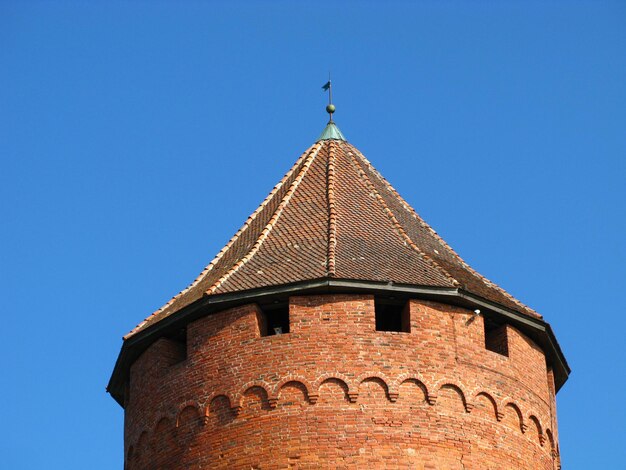 Medieval Turaida castle in Latvia country