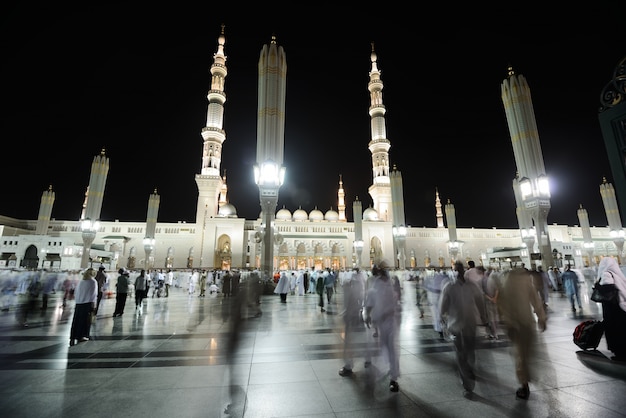 Medina Mosque at night