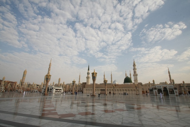 MEDINA mosque of the Prophet Muhammad on in Medina KSA