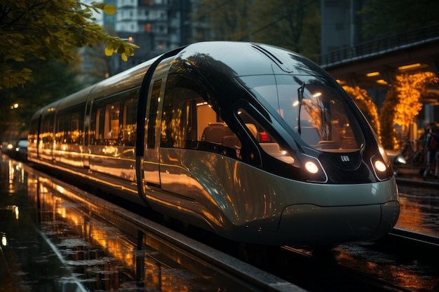 Photo medina saudi arabia circa 2019 general view of haramain high speed railway hhsr at hhsr madinah stat...