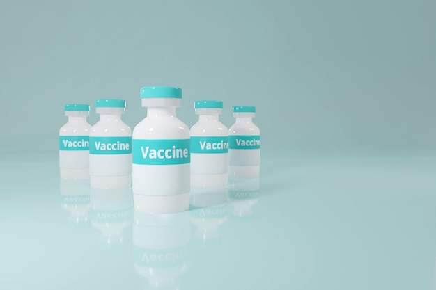 Foto medisch flesje voor vaccinatie