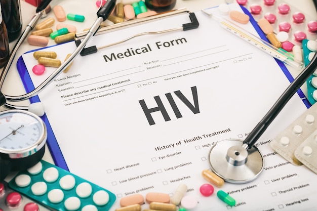 Medisch formulier diagnose hiv