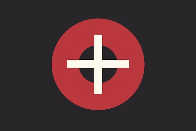 Foto medisch kruis logo generatieve ai
