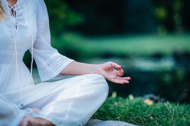 Meditation by the water