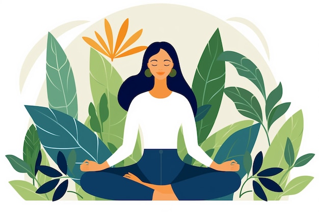 Фото meditation illustration