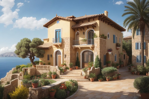 Mediterranean house