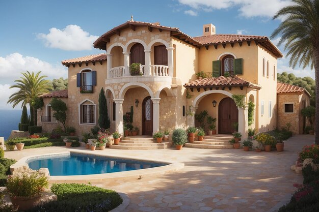 Mediterranean house